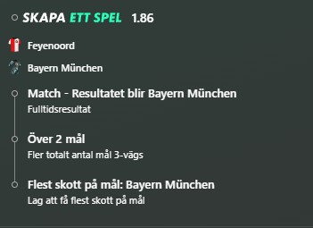 dagens speltips, Champions League, engelska Championship, saudiarabiska ligan, Celtic vs Young Boys, Feyenoord vs Bayern München, Real Madrid vs FC Salzburg, Al Qadisiya, Al Ittihad, Leeds vs Norwich, Bet Builder, Asian Handicap, målspel, hörnspel