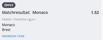Speltips Brest - Monaco speltips Monaco vs Brest, Ligue 1 odds, Monaco vinner, matchanalys, betting tips, Monaco speltips, Brest speltips, dagens speltips, fotboll odds, Monaco Brest match